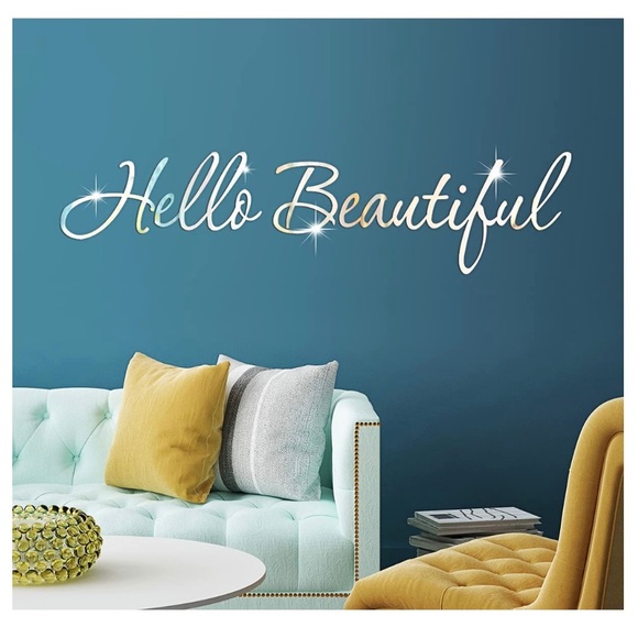 Boutique Other - ✨Hello Beautiful Mirror Wall Decor✨